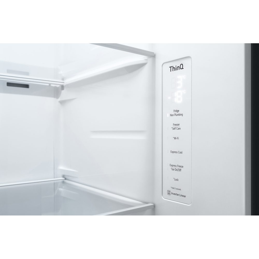 LG American Style Fridge Freezer With Ice & Water Non Plumbed GSLD81PZRD – STAINLESS STEEL
