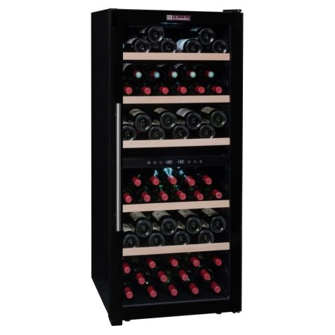 La Sommeliere  55cm Freestanding Dual Zone Wine Cooler SLS102DZ – BLACK