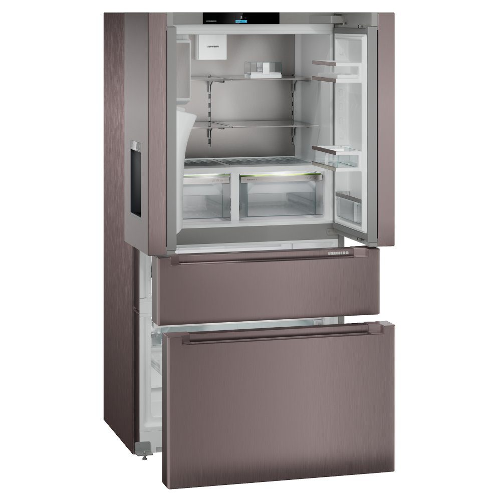 Liebherr Plus French Style BioFresh Fridge Freezer Ice & Water MBTSDI9528 – TERRA STEEL