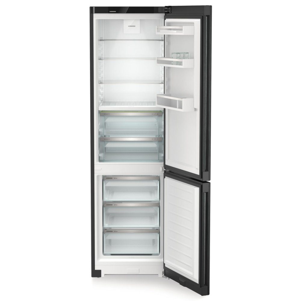 Liebherr 60cm Plus Biofresh Frost Free Fridge Freezer CBNBDC573I – Black Steel