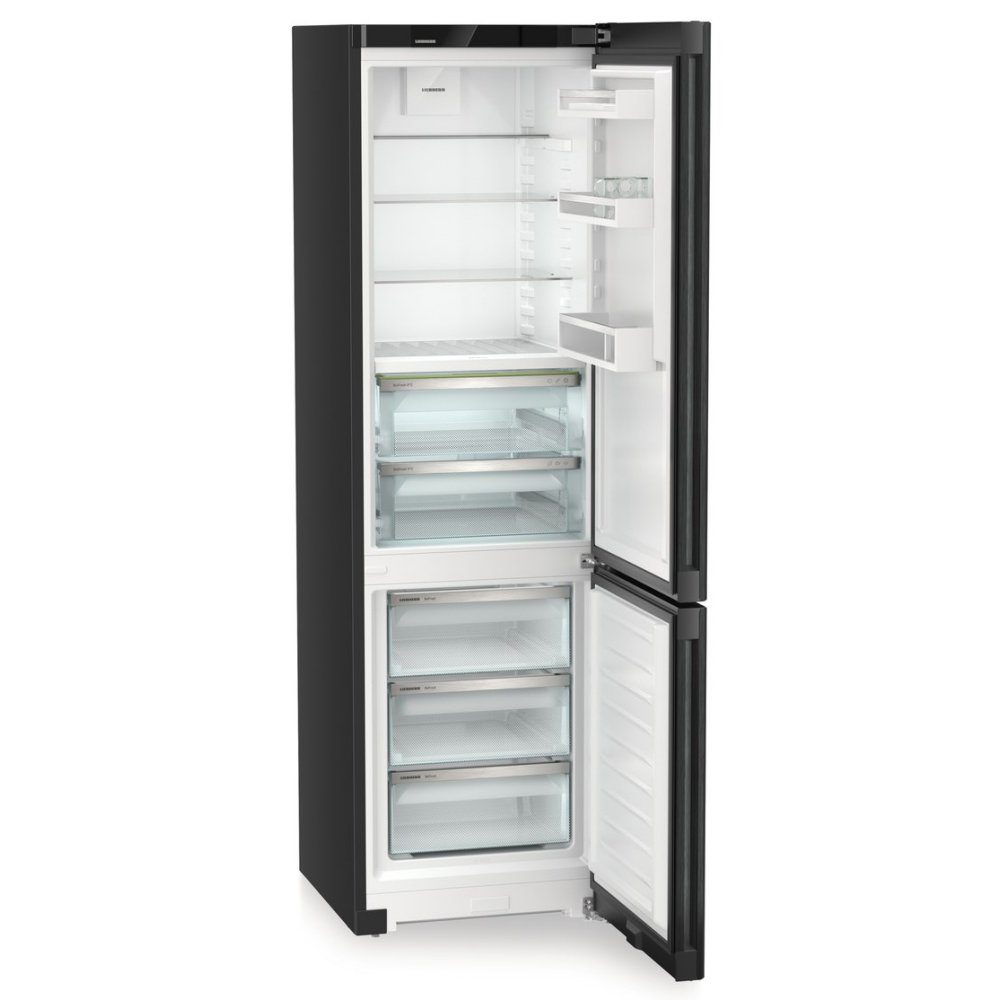 Liebherr 60cm Plus Biofresh Frost Free Fridge Freezer CBNBDC573I – Black Steel