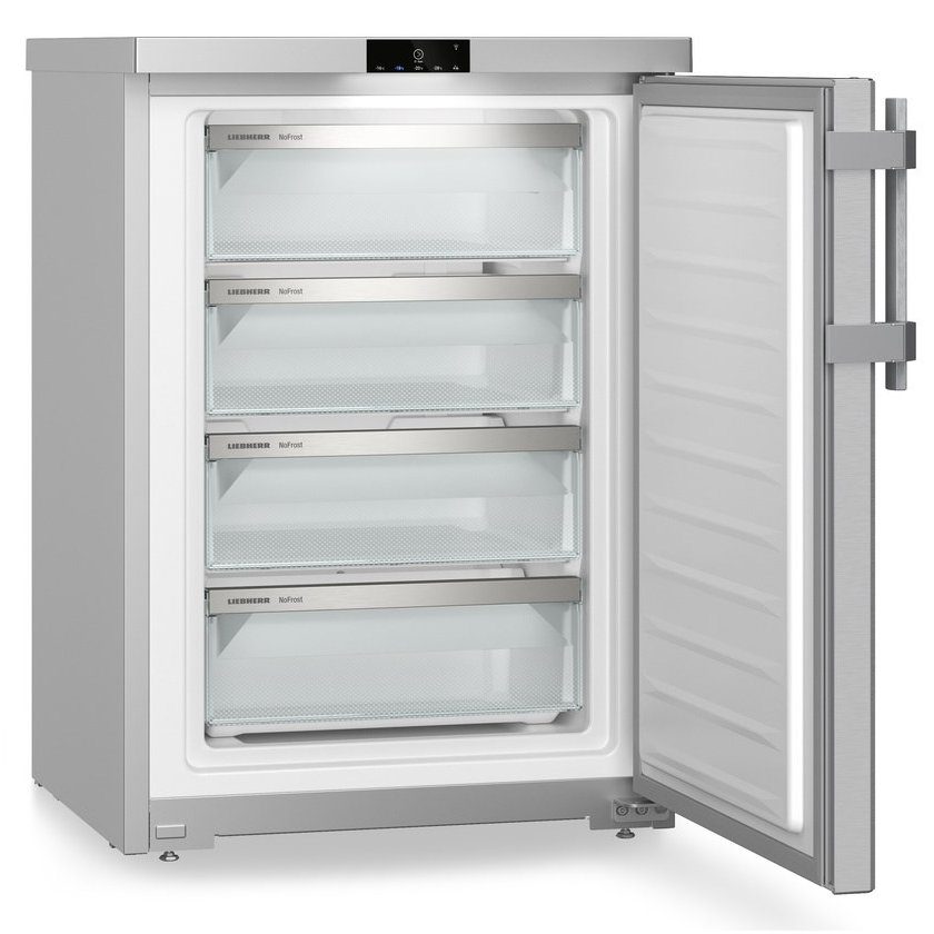 Liebherr 60cm Plus Freestanding Undercounter Frost Free Freezer FNSDDI1624 – Stainless Steel