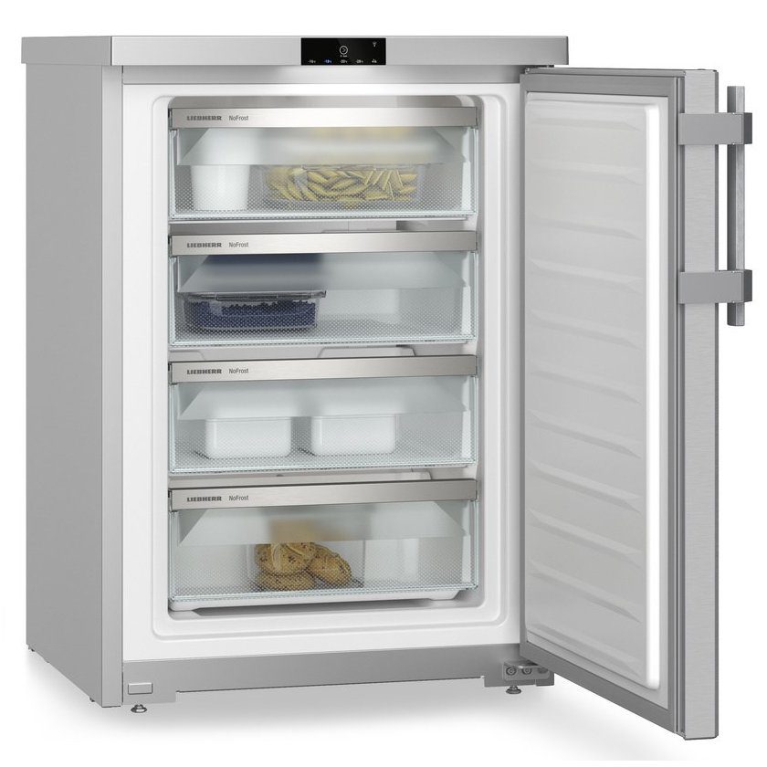 Liebherr 60cm Plus Freestanding Undercounter Frost Free Freezer FNSDDI1624 – Stainless Steel