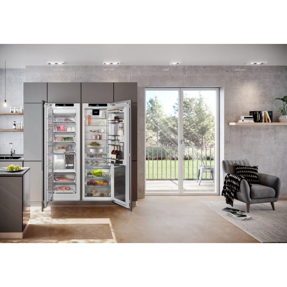 Liebherr 120cm Peak BioFresh Integrated Side By Side AutoDoor Fridge Freezer With Ice & Water IXRFA5175