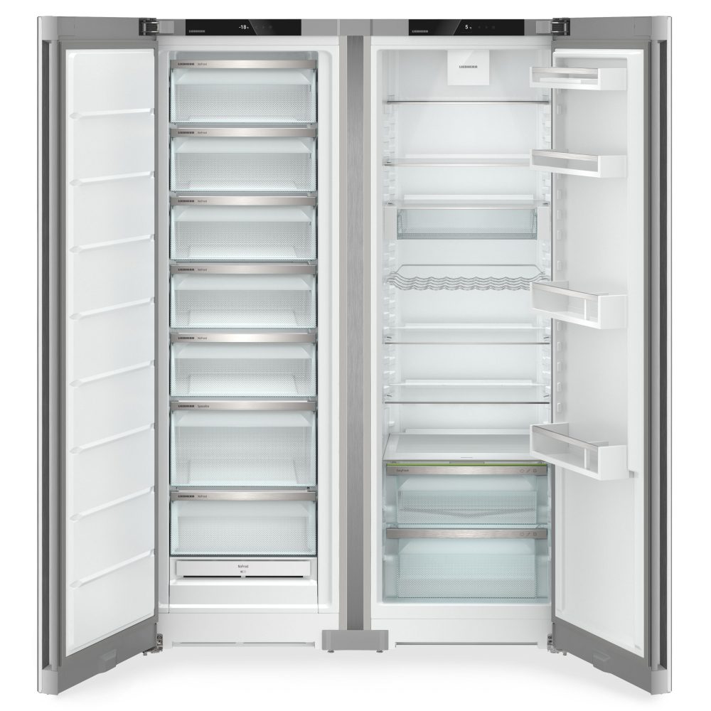 Liebherr 123cm Plus Side By Side Fridge Freezer XRFSF5220 – Silver