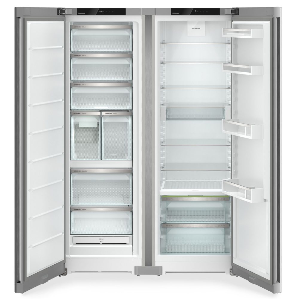 Liebherr 123cm Plus Biofresh Side By Side Fridge Freezer With Icemaker XRFSF5245 – Silver