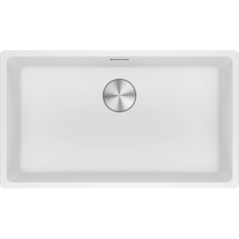 Franke  Maris Single Bowl Undermount Sink MRG110-72 PW – WHITE