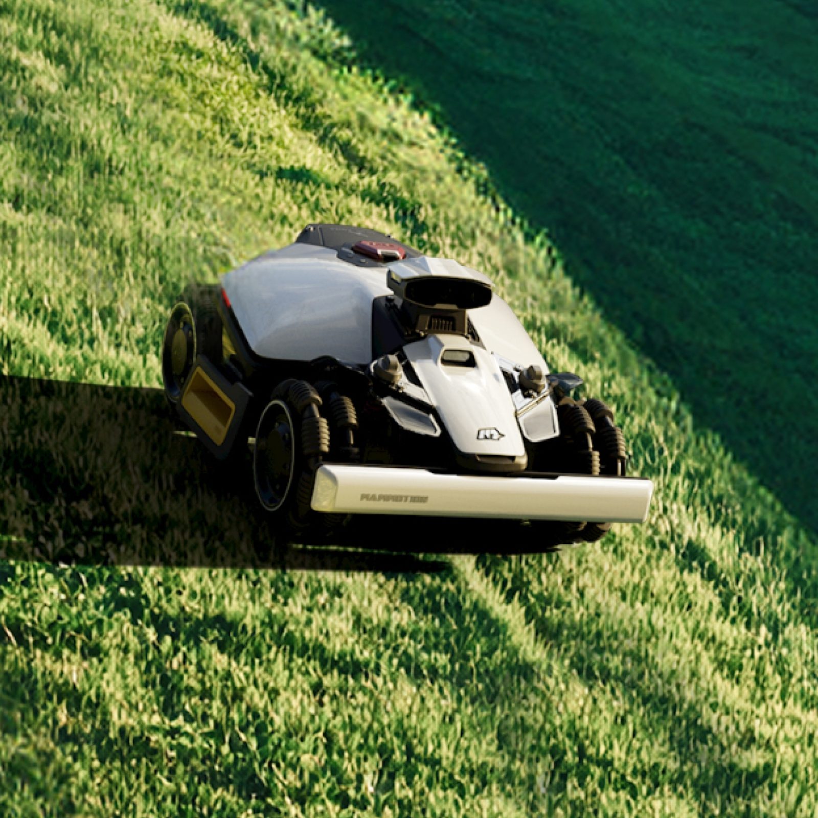 Mammotion Luba Mini 2 1000 Compact AWD Robotic Lawn Mower MTLA25LUM21KUK – White