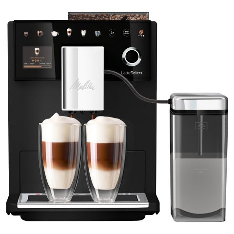 Melitta Latte Select Freestanding Coffee Machine 6781940 – Frosted Black