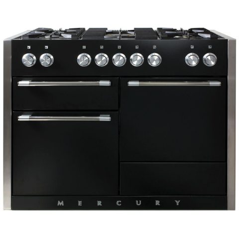 Mercury 120cm Dual Fuel Range Cooker MCY1200DFAB/ – Black