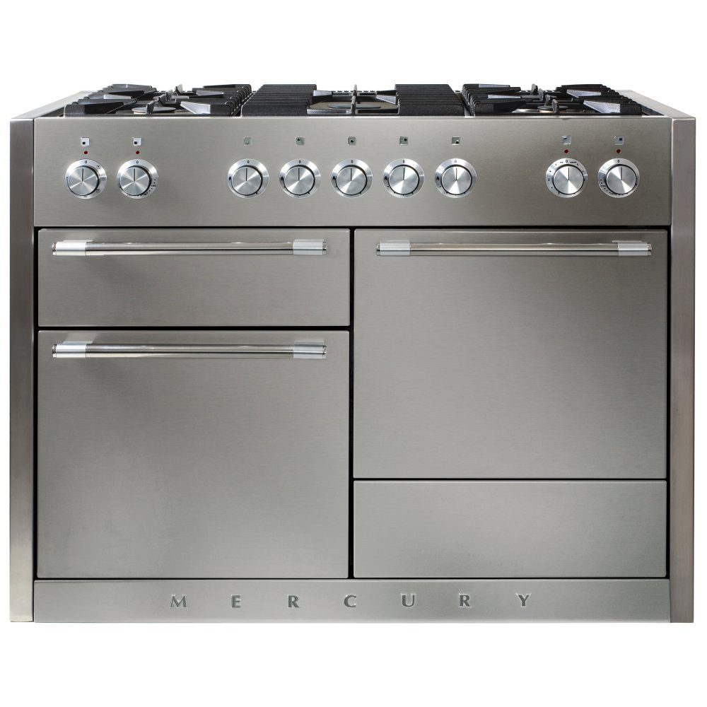 Mercury 120cm Dual Fuel Range Cooker MCY1200DFSS/ – Stainless Steel