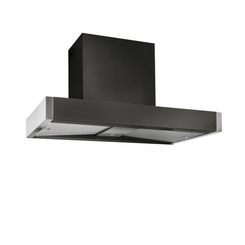 Mercury  120cm Slab Chimney Hood MHDSC1200LQ/ – Liquorice