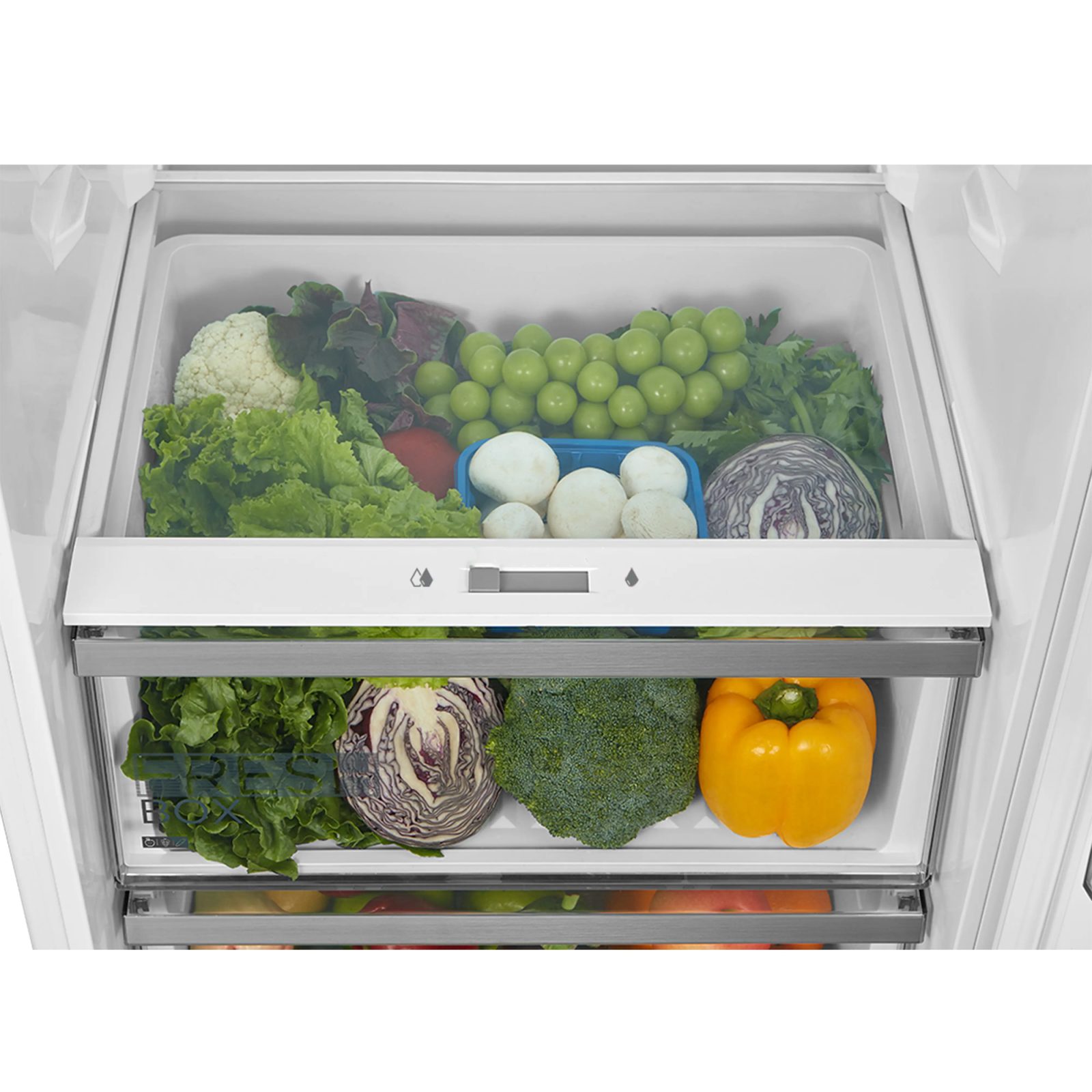 Midea 179cm Frost Free In Column Larder Fridge MDRE423FGE01D
