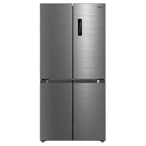 Midea 83.3cm Four Door Freestanding Fridge Freezer MDRF632FIE46 - Stainless Steel