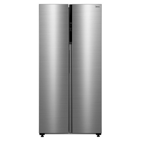 Midea 83.5cm Total No Frost Side By Side American Style Fridge Freezer MDRS619FIE46 - Stainless Steel