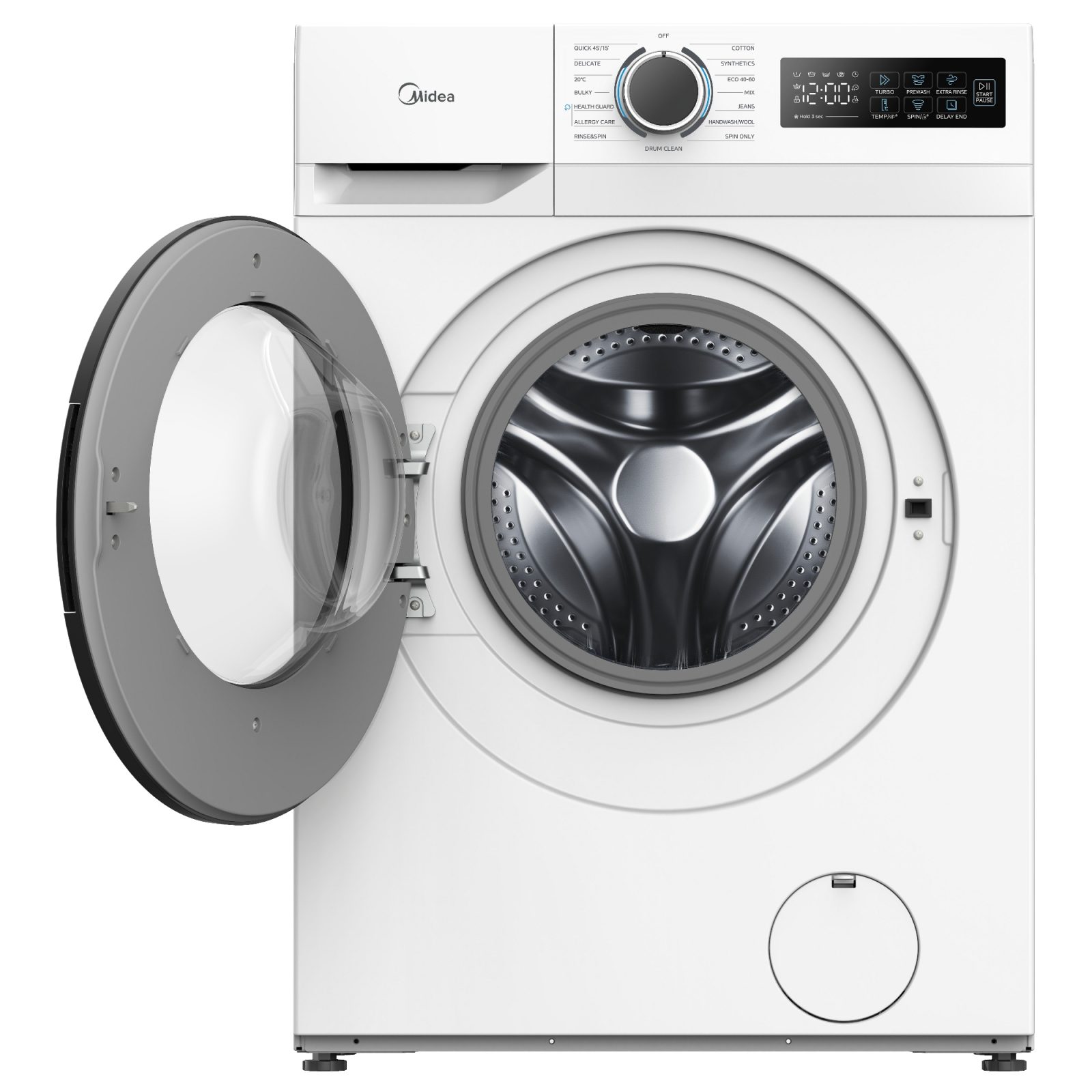 Midea 10kg Washing Machine 1400rpm MF110W100BA10WU – White