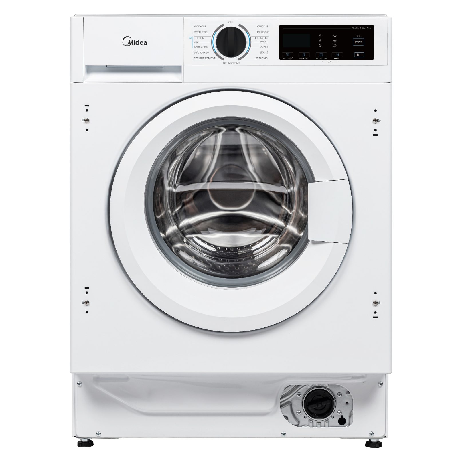 Midea 9kg Integrated Washing Machine 1400rpm MFA06W90BA/W-UK