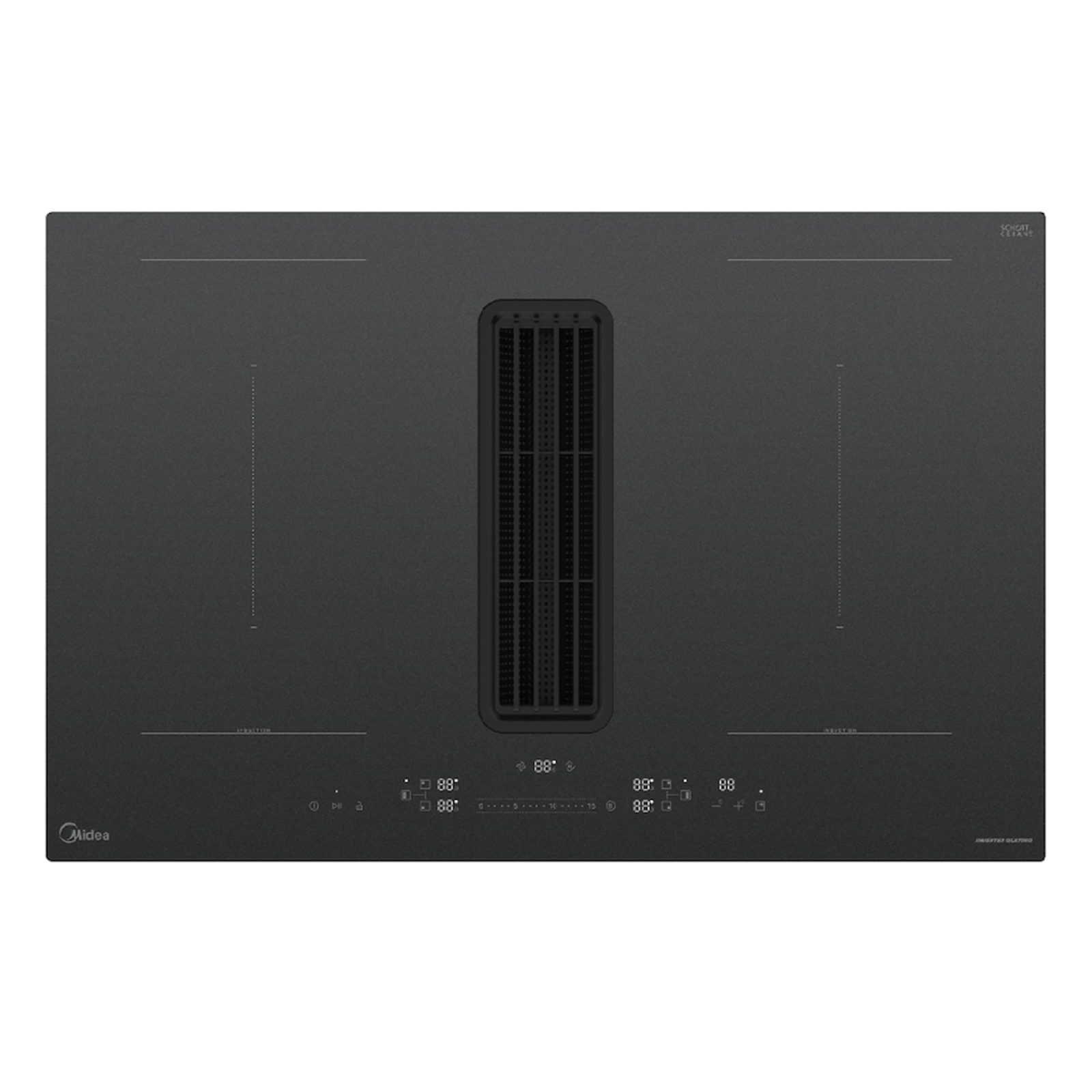 Midea Even Pro 80cm Air Venting Induction Hob MIH7480Y225GKH1 – Black