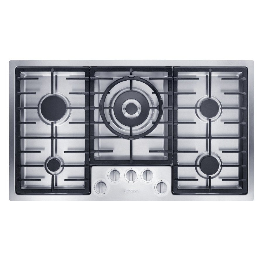 Miele 89cm Low Profile 5 Burner Gas Hob KM2354-1 – Stainless Steel
