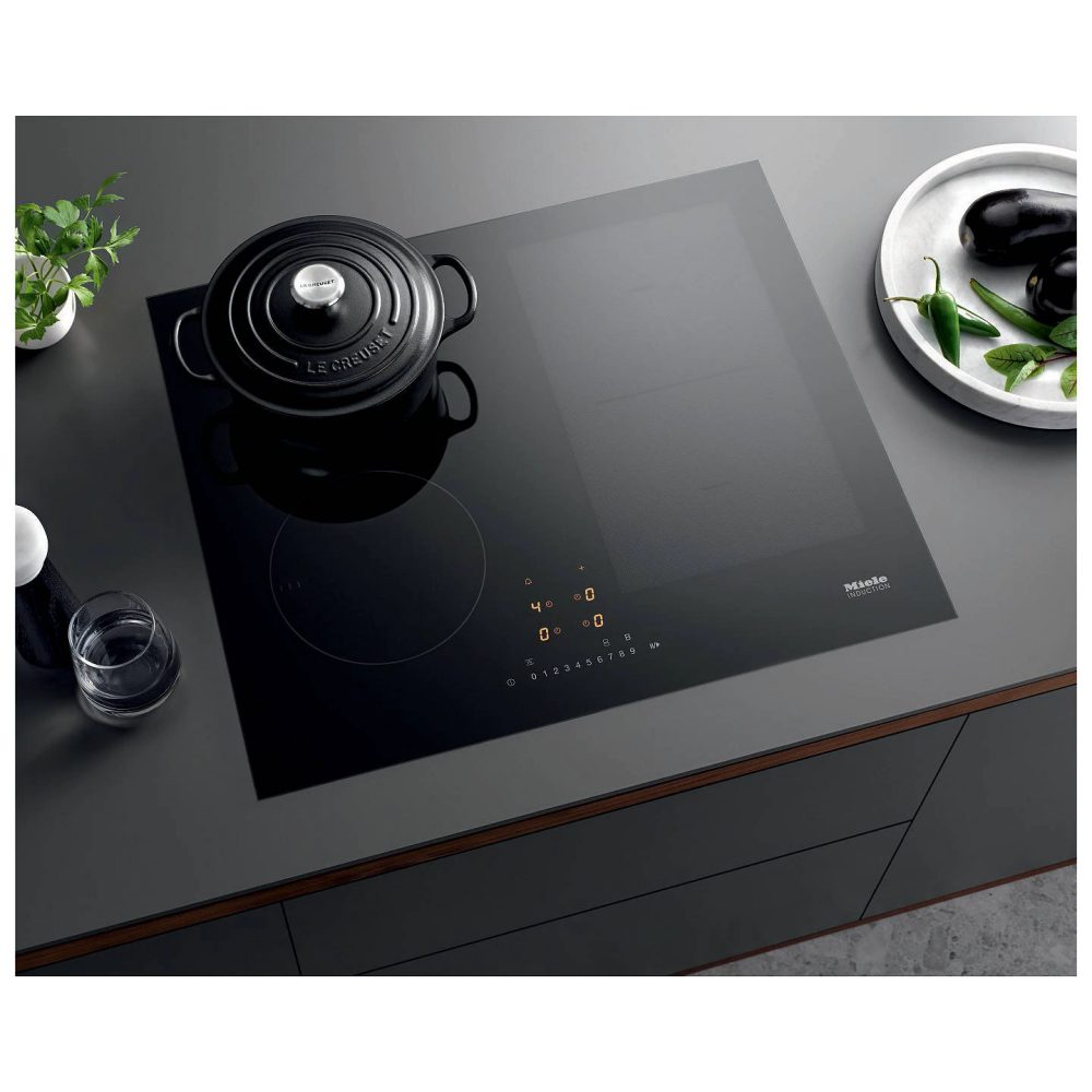 Miele 62cm 4 Zone PowerFlex Induction Hob KM7464FR – Stainless Steel