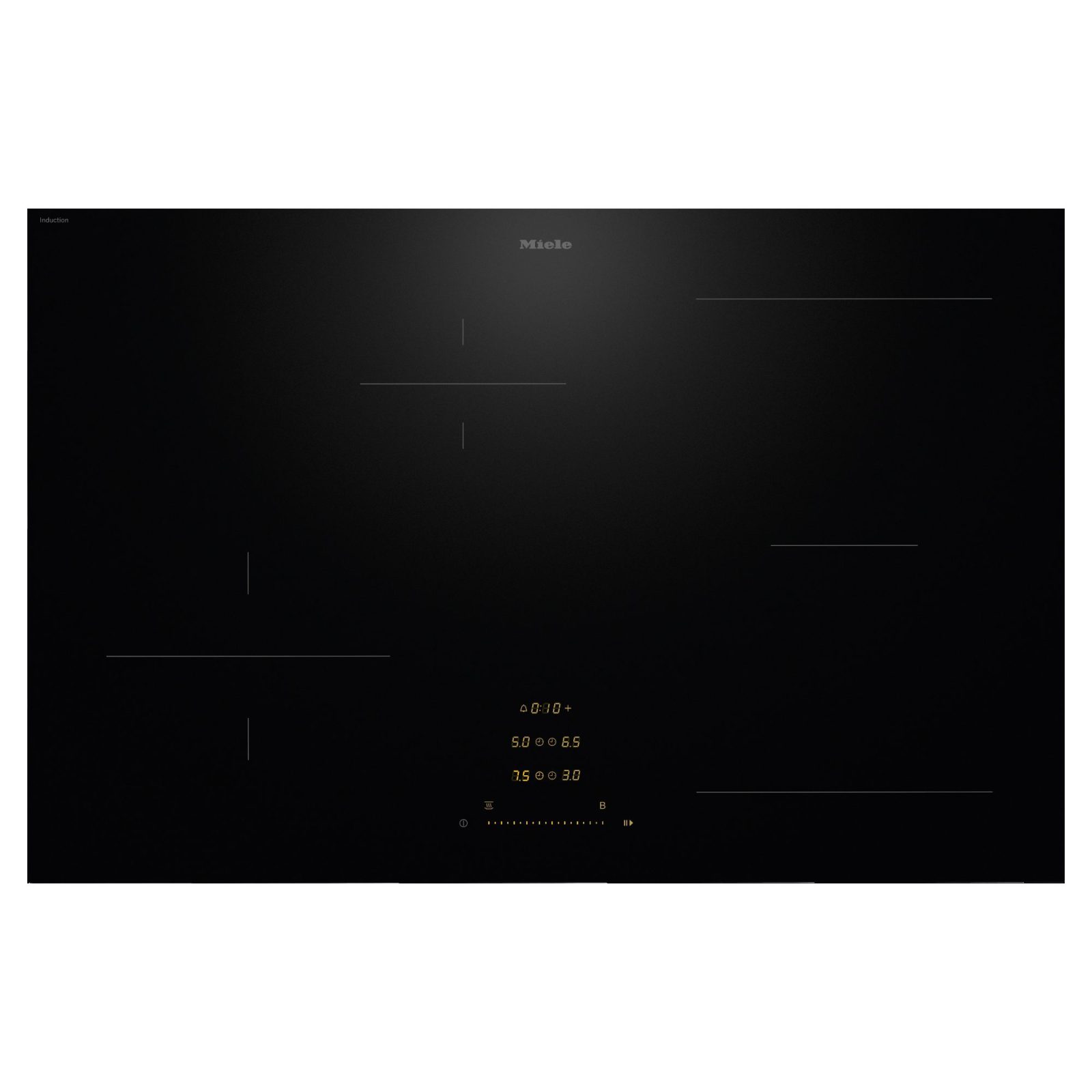 Miele 80cm Five Zone PowerFlex Induction Hob KM8482 FL – Black