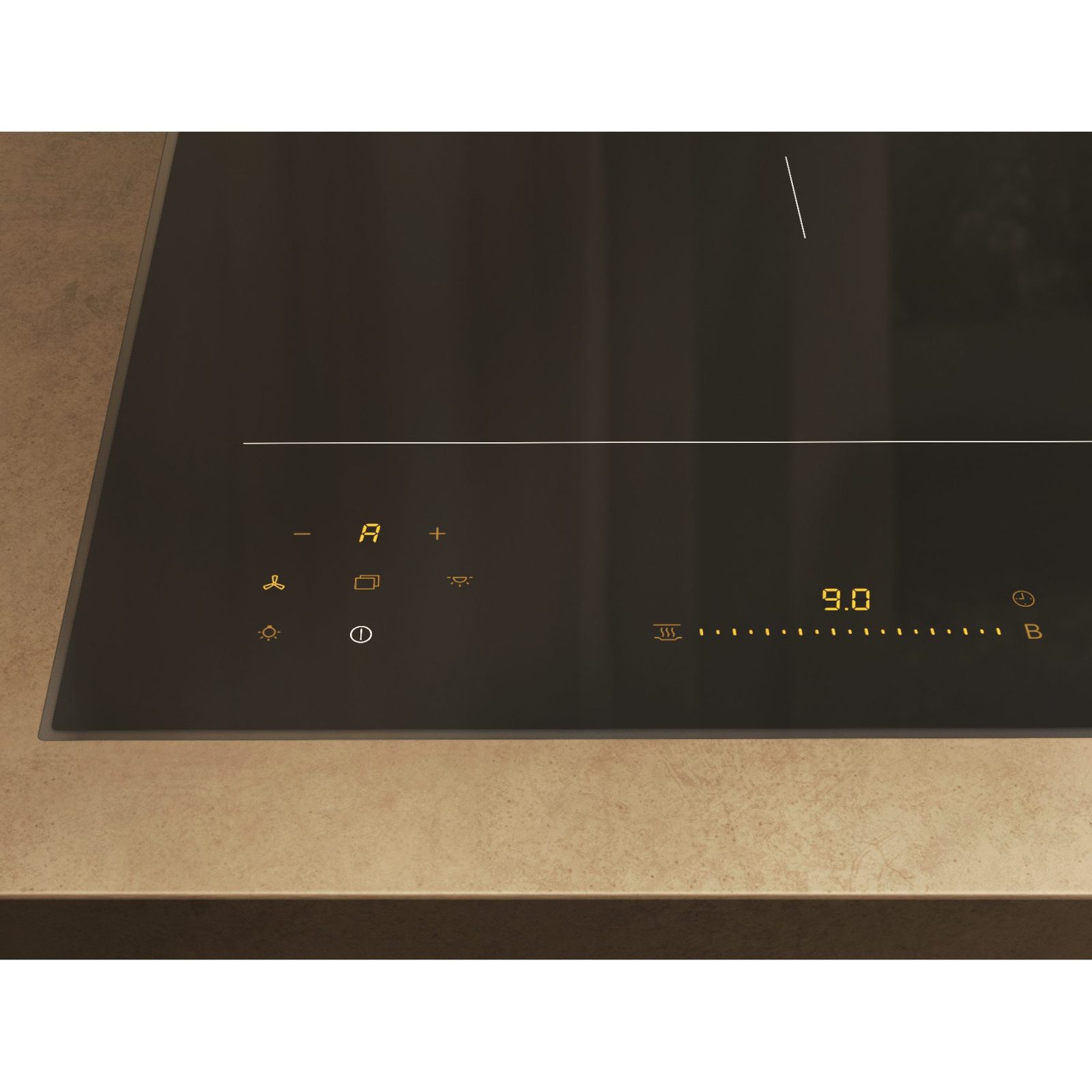 Miele 92cm Four Zone Panoramic Flex Induction Hob KM8575 FL – Black
