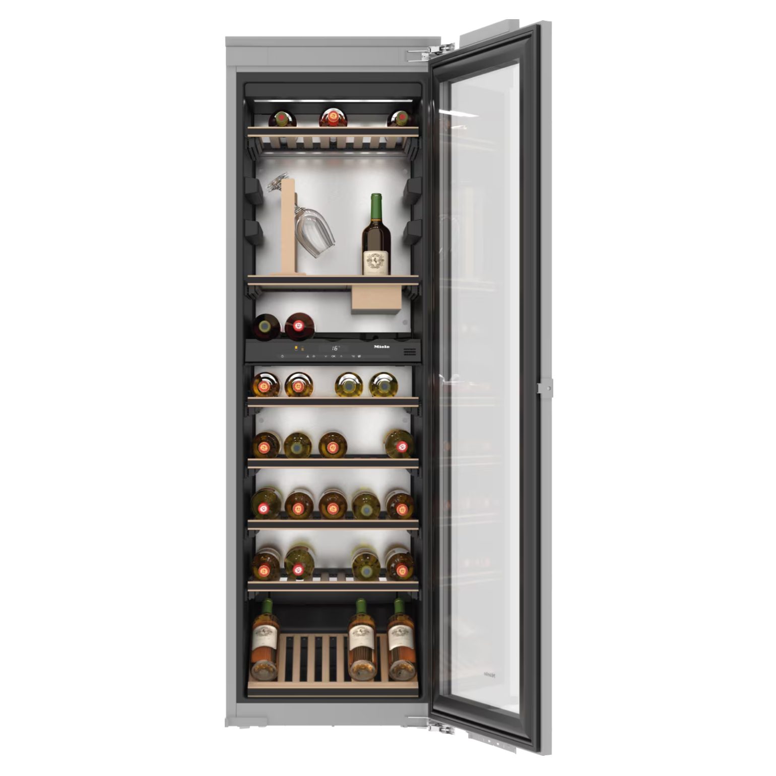 Miele Integrated 178cm Dual Zone Wine Cabinet KWT6722IS-1