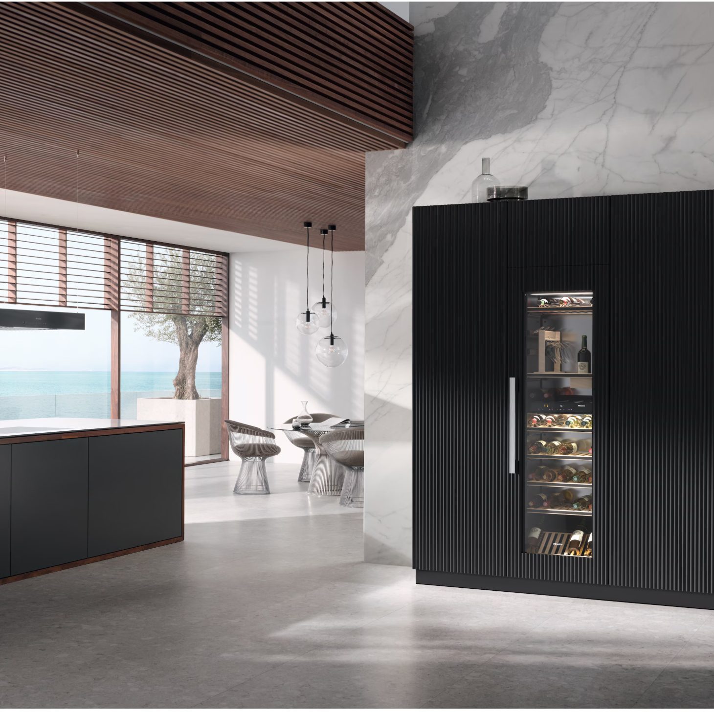 Miele Integrated 178cm Dual Zone Wine Cabinet KWT6722IS-1