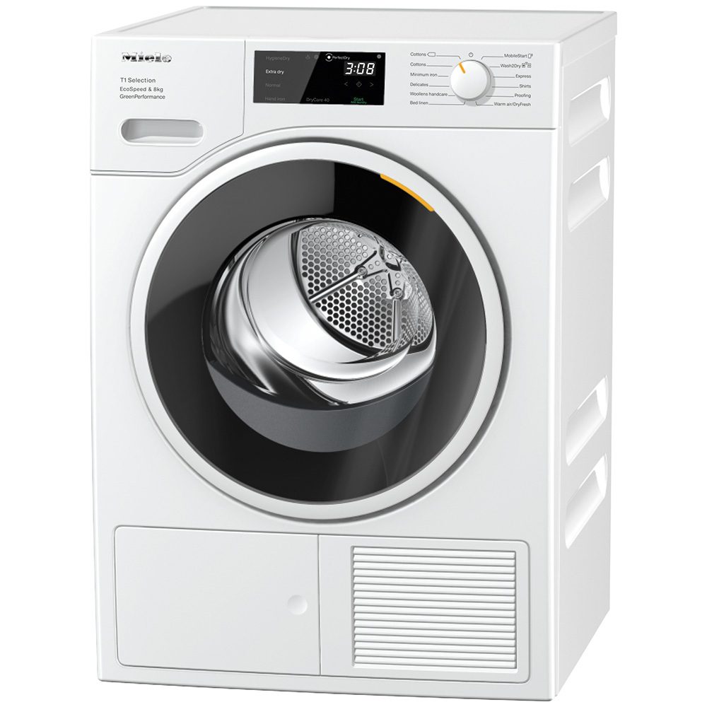 Miele 8kg Heat Pump Condenser Tumble Dryer TSF763WP – White