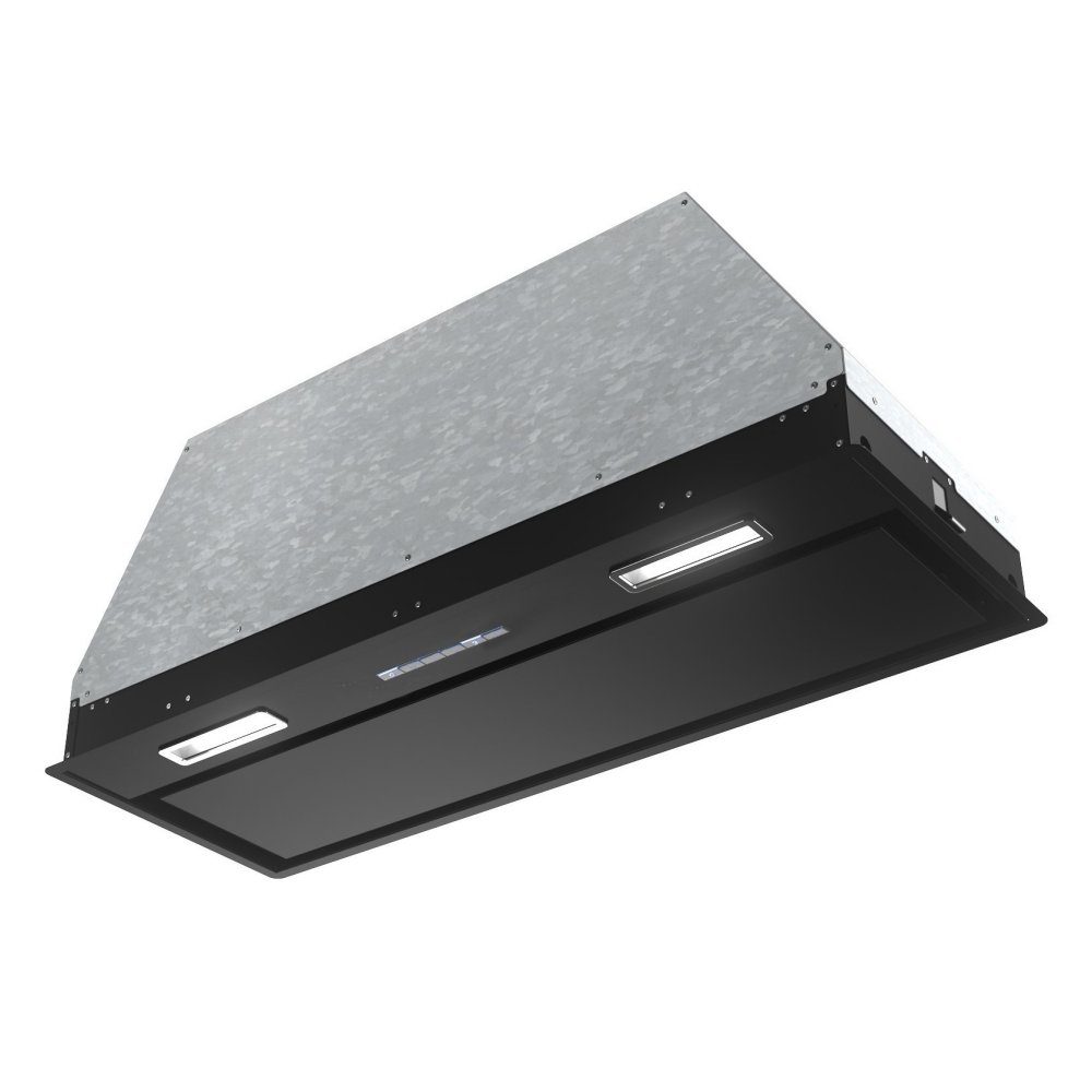 Miro STEALTH SLIM 78cm Shallow Depth Canopy Hood 277060 – Matte Black