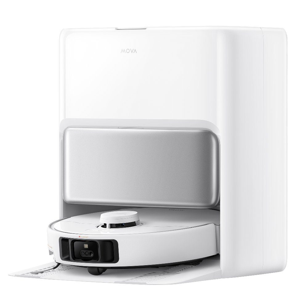 Mova P50 Pro Ultra Robot Vacuum Cleaner and Mop with Self-Cleaning and Auto-Empty RLP53HE – White