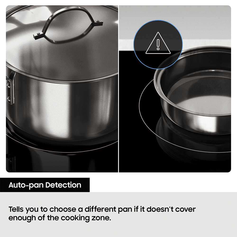 Samsung 80cm Series 6 Four Zone Flex Induction Hob NZ84C6058FK – Black