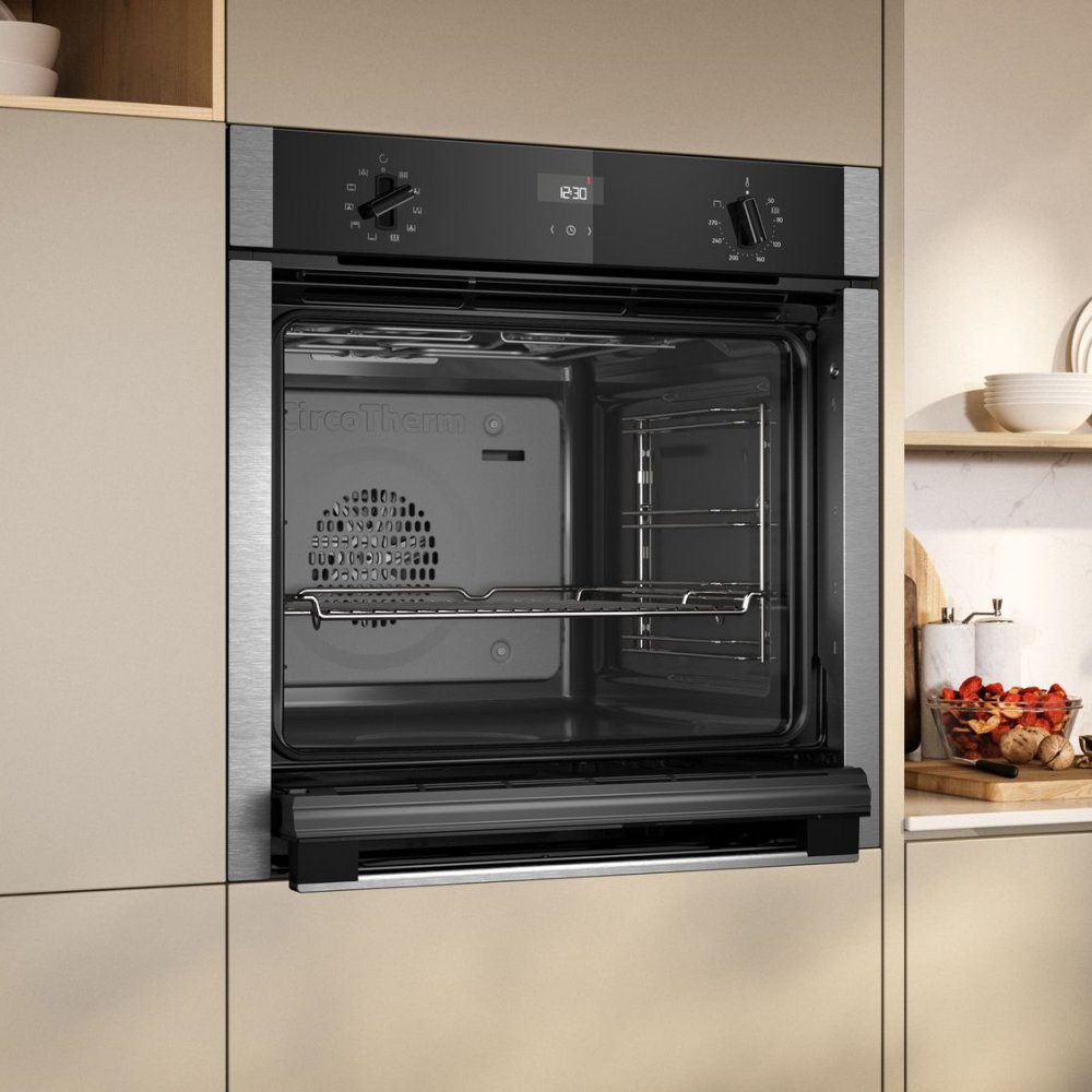 Neff N50 CircoTherm Single Oven SlideAway Door B3ACE4AN3B – Stainless Steel