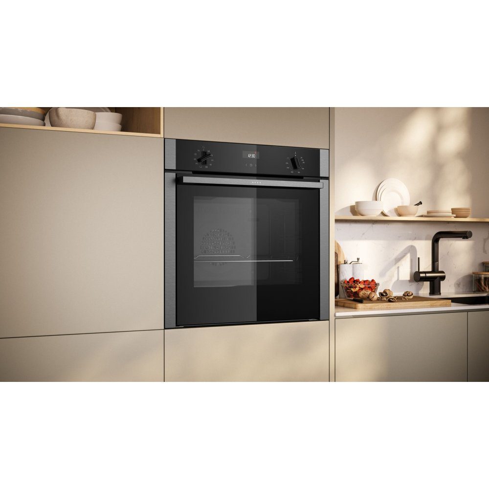 Neff N50 CircoTherm Single Oven SlideAway Door B3ACE4AN3B – Stainless Steel