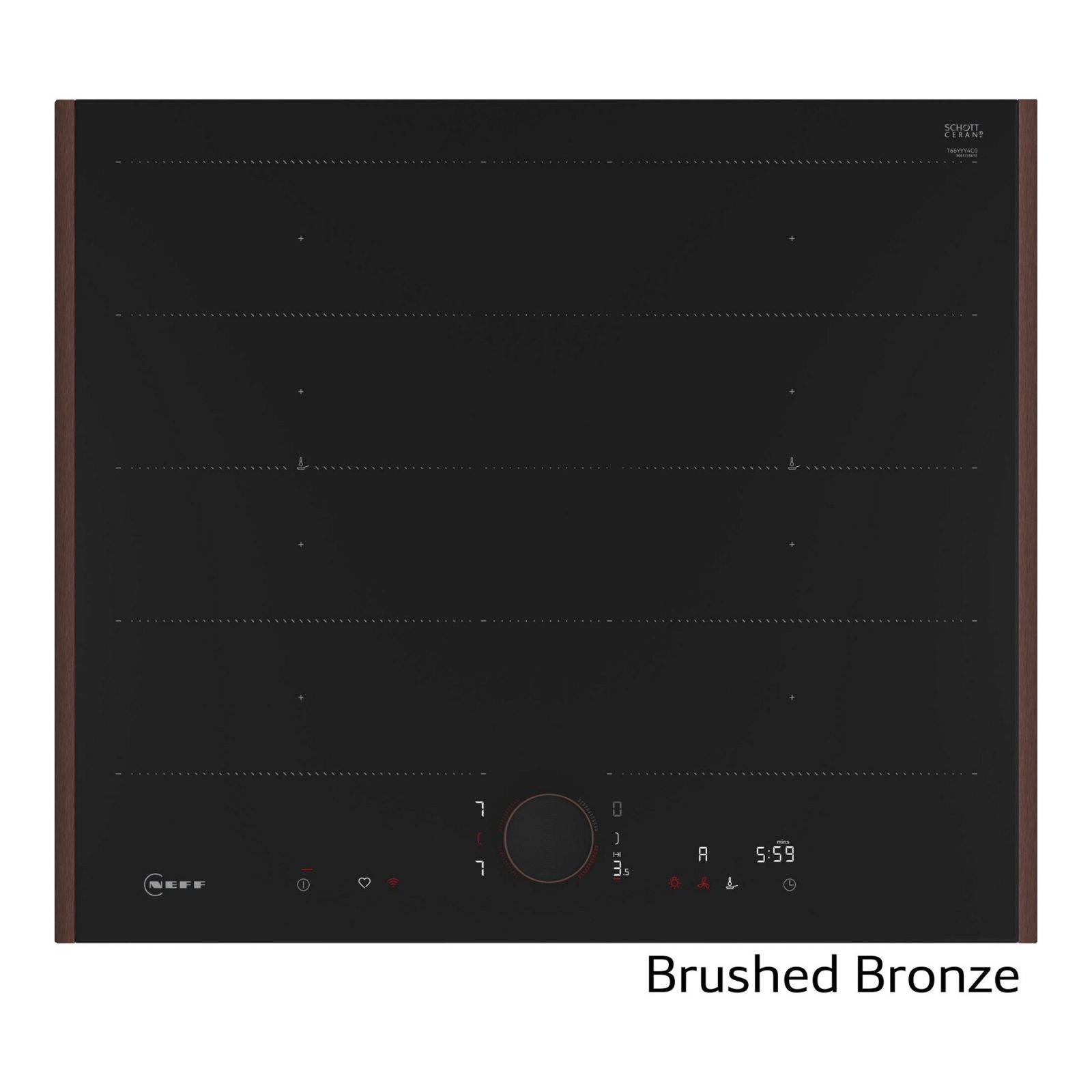 Neff 61cm N90 Flex Design 4 Zone Flex Induction Hob T66YYY4C0 – MULTICOLOURED