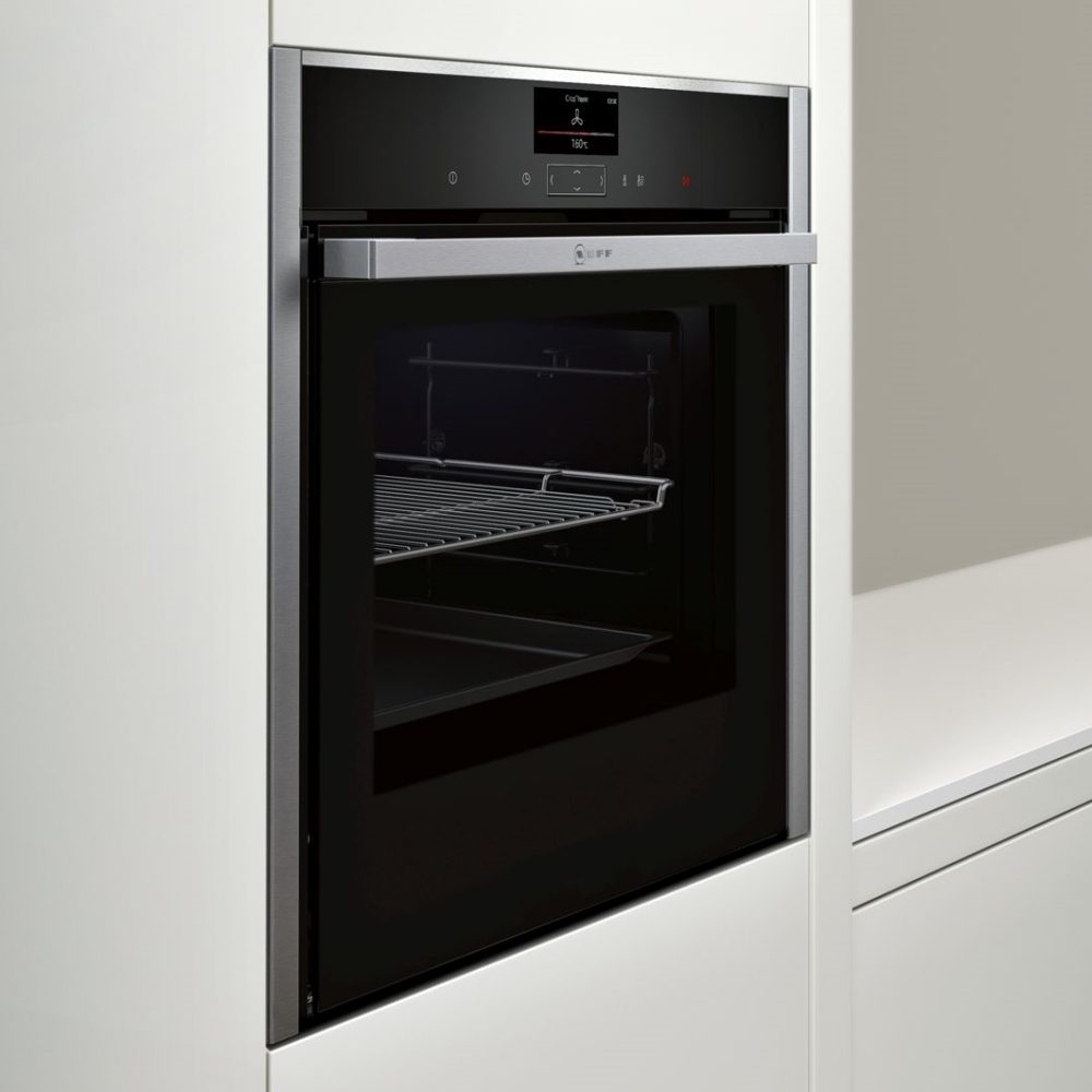 Neff N90 Slide & Hide Pyrolytic Single Oven B57CS24H0B – STAINLESS STEEL
