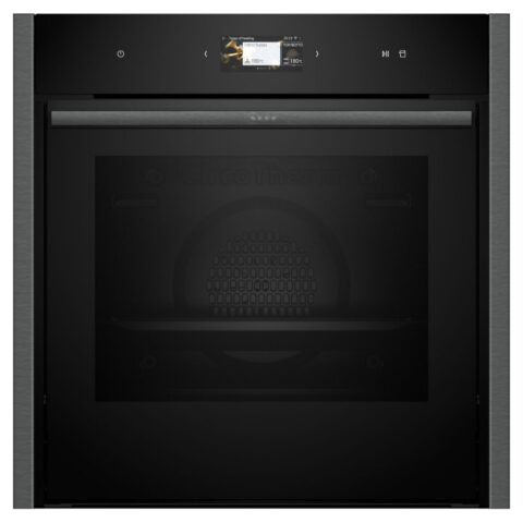 Neff  N90 Slide & Hide FullSteam Single Oven B64FS31G0B – Graphite