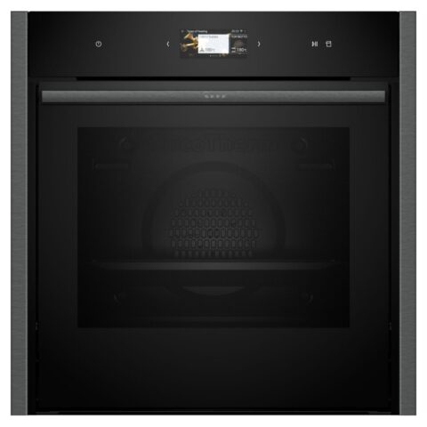 Neff  N90 Slide & Hide Pyrolytic VarioSteam Single Oven B64VS71G0B – Graphite
