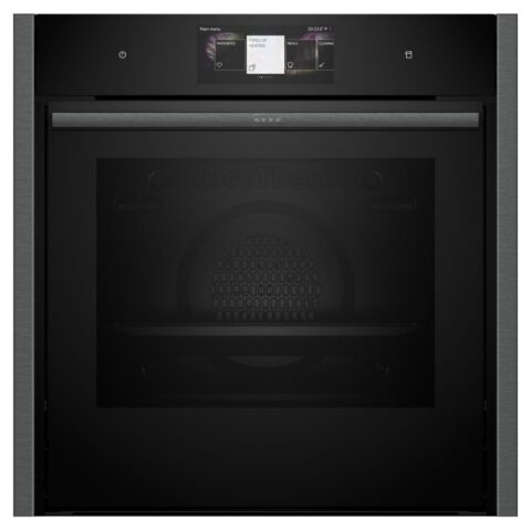 Neff  N90 Slide & Hide Pyrolytic VarioSteam Single Oven B64VT73G0B – Graphite
