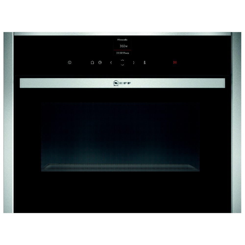 Neff N70 Built In Microwave For Tall Housing C17UR02N0B – STAINLESS STEEL
