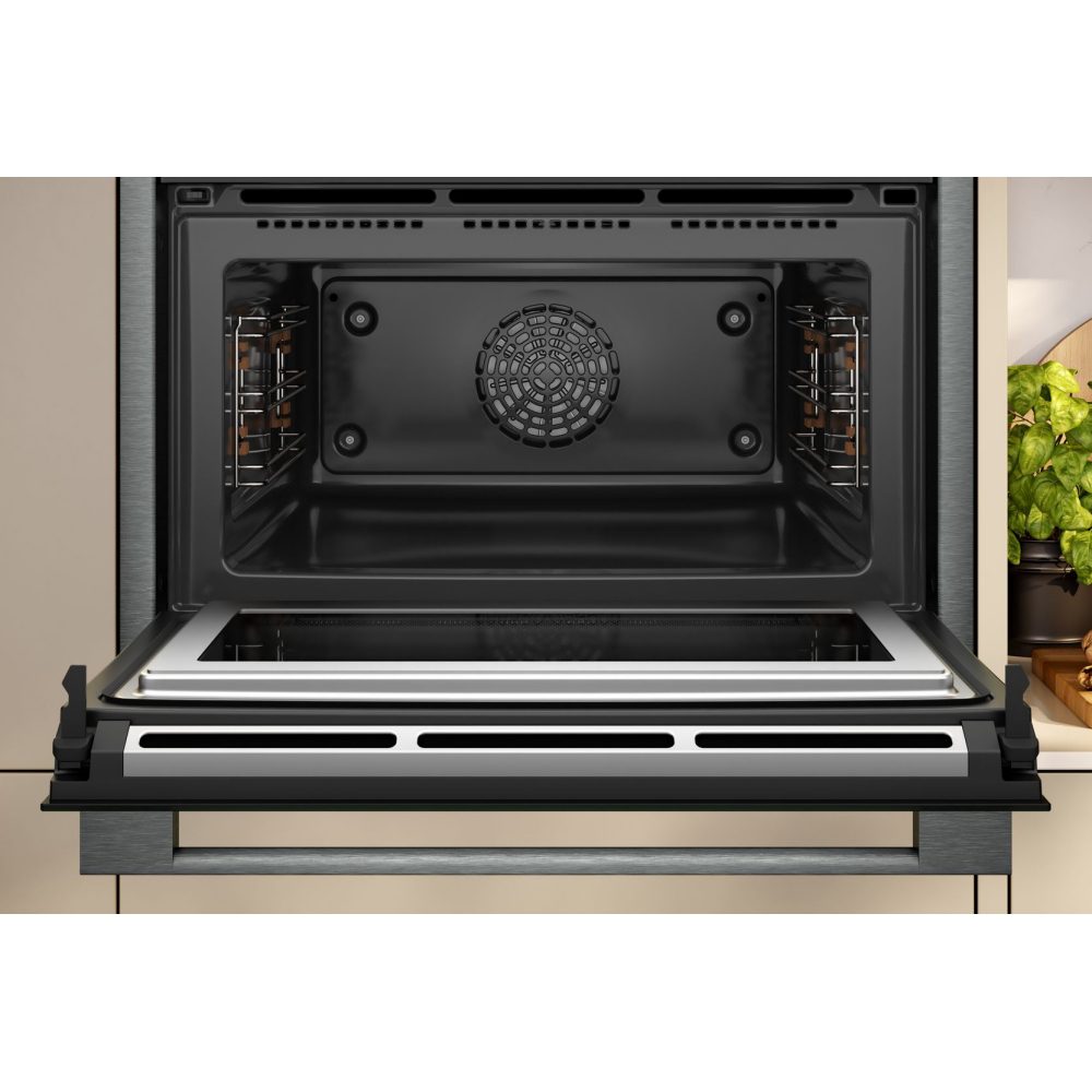 Neff N90 Pyrolytic Combination Microwave Oven For Tall Housing C24MS71G0B – Graphite