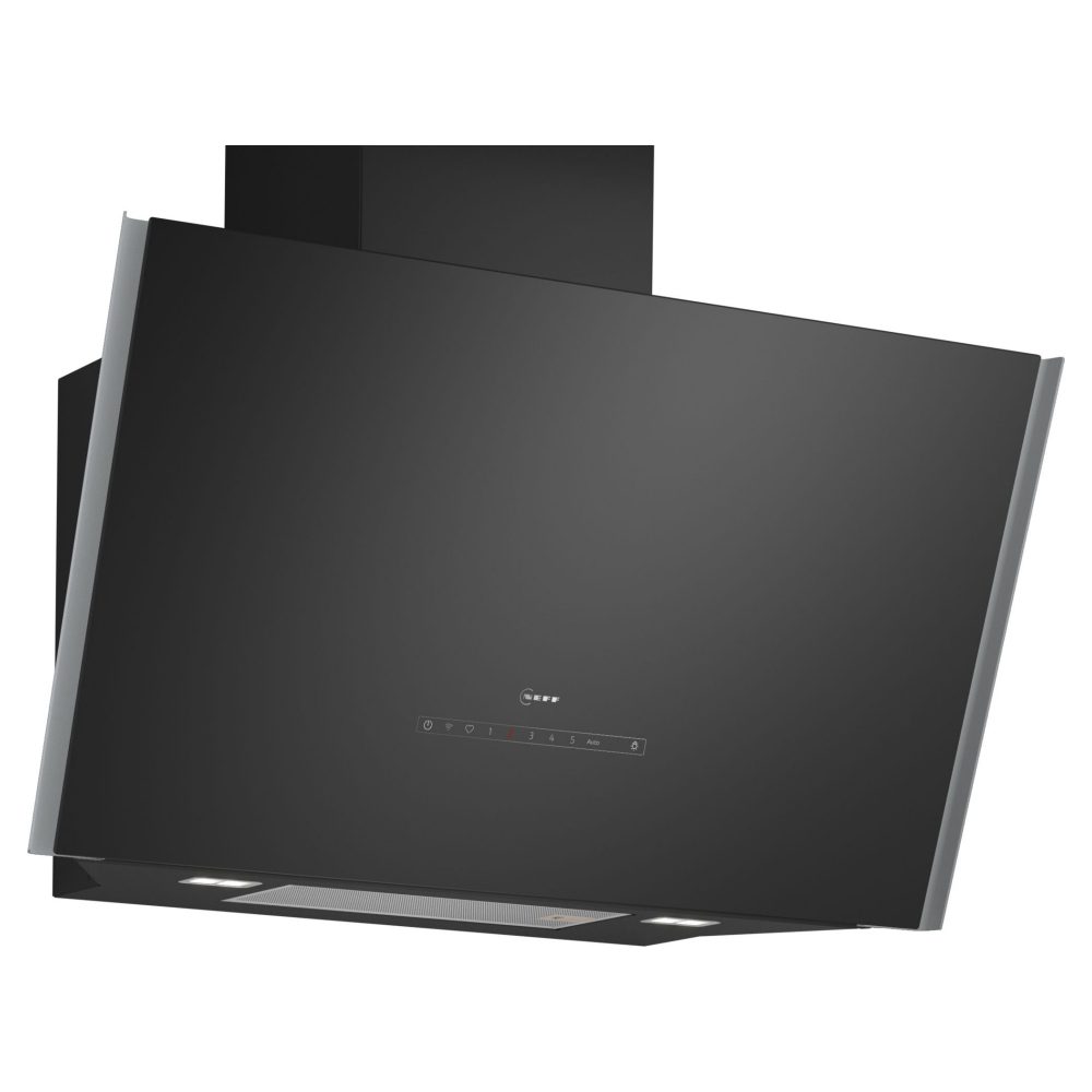 Neff 90cm N90 Angled Chimney Hood D98IPT2S0B – BLACK