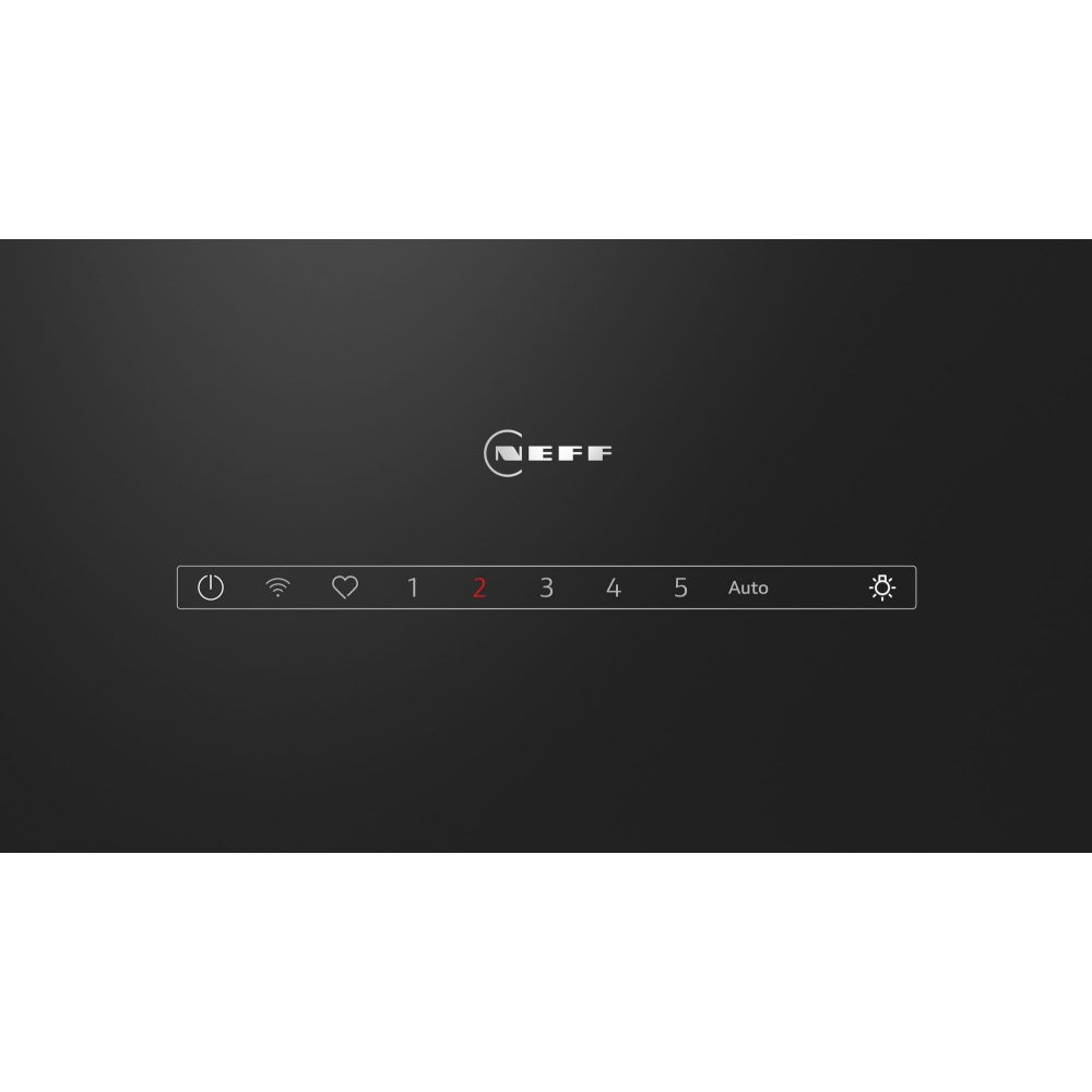 Neff 90cm N90 Angled Chimney Hood D98IPT2S0B – BLACK