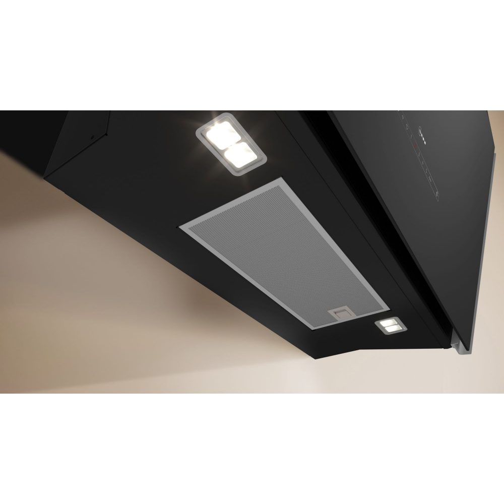 Neff 90cm N90 Angled Chimney Hood D98IPT2S0B – BLACK