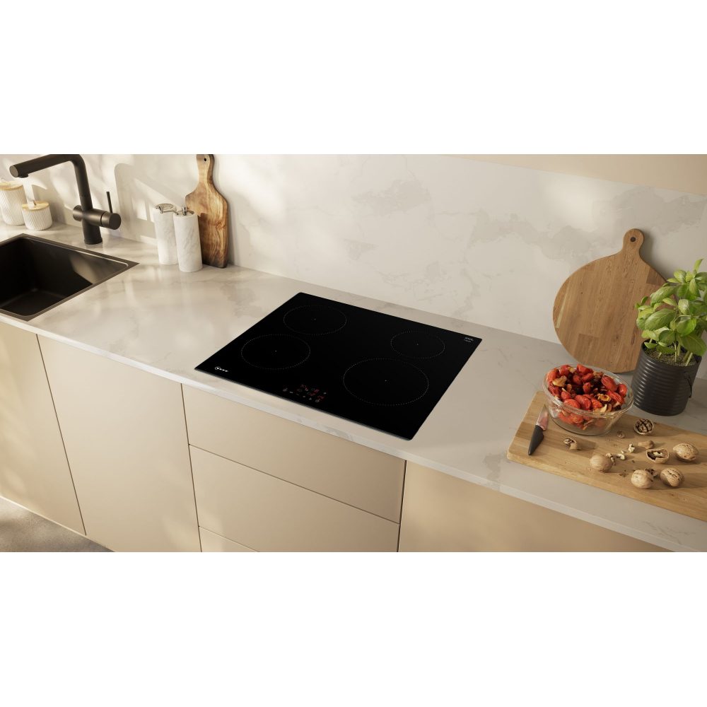 Neff 60cm N30 Frameless Induction Hob 13A supply T36FBE1L0G – BLACK
