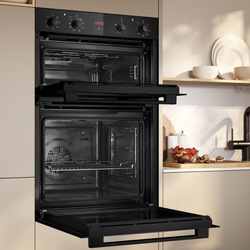 Neff N30 CircoTherm Built In Double Oven U1DCC0AK3B – Black
