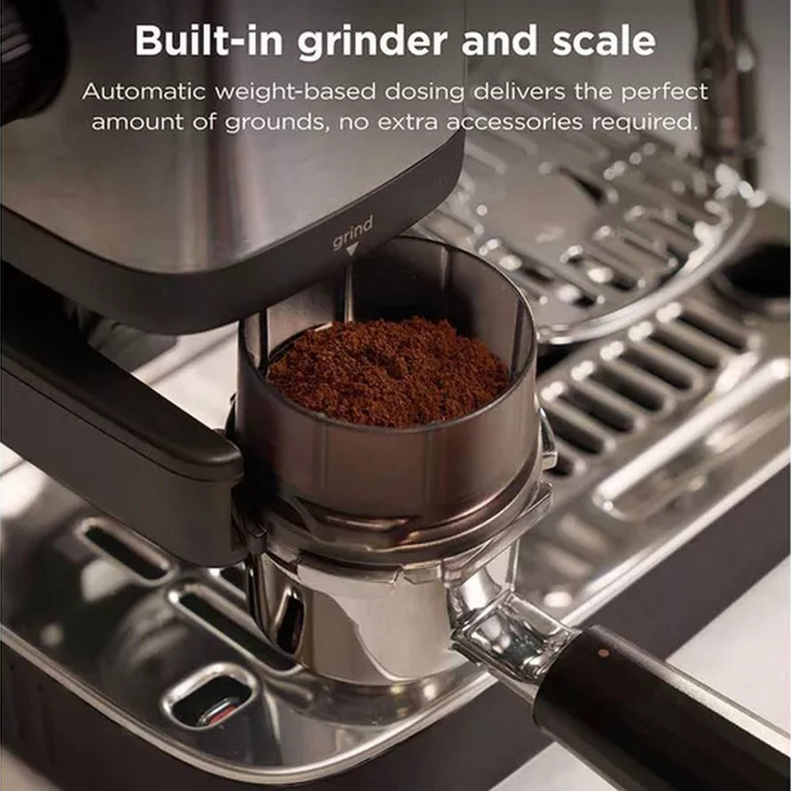 Ninja Luxe Café MINI Espresso Machine ES701UK - Black/ Silver