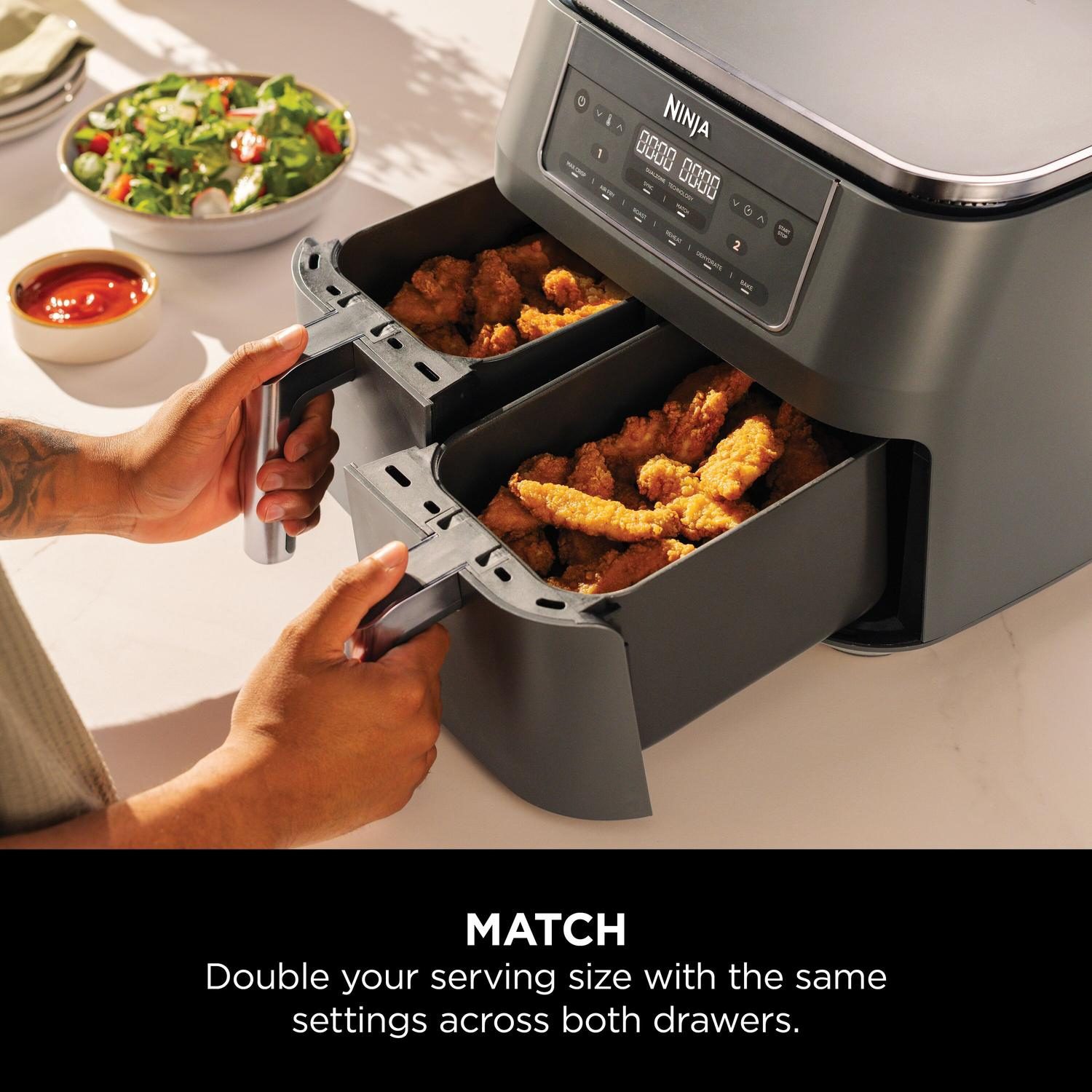 Ninja Dual Zone 7.6L Air Fryer DZ300UK – Grey