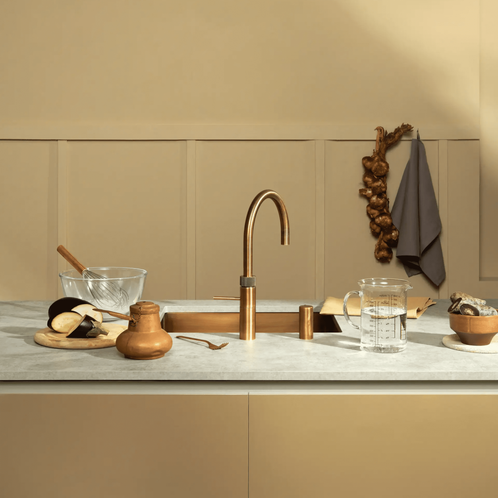 Quooker FXRPTN Combi+ Flex Boiling Water Tap COMBI+ FLEX PTN – PATINATED BRASS