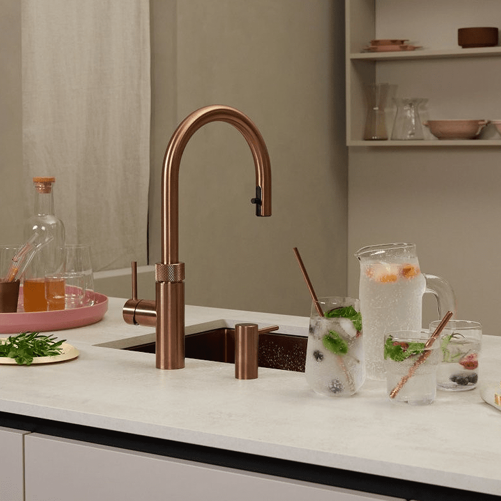 Quooker FXRRCO Combi Flex Boiling Water Tap COMBI 2.2 FLEX ROSE COPPER – ROSE COPPER.